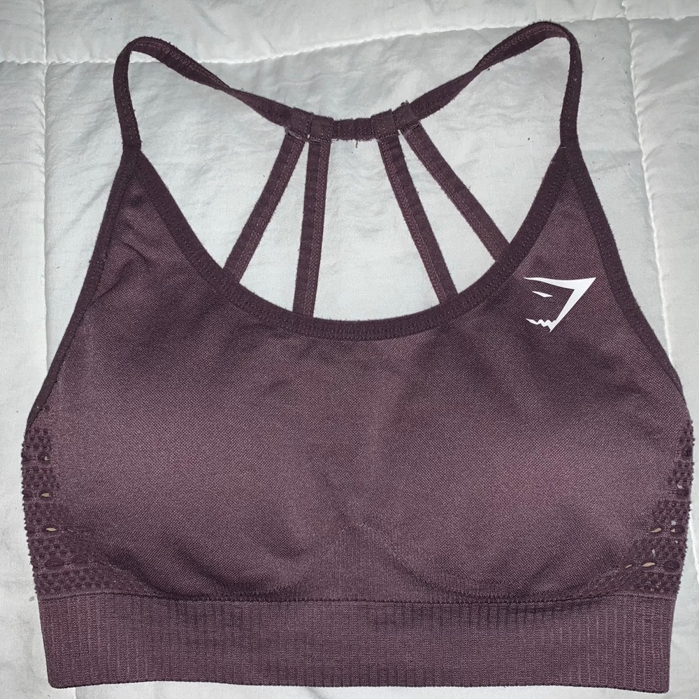 Gymshark Energy Seamless Sports Bra - Purple Wash